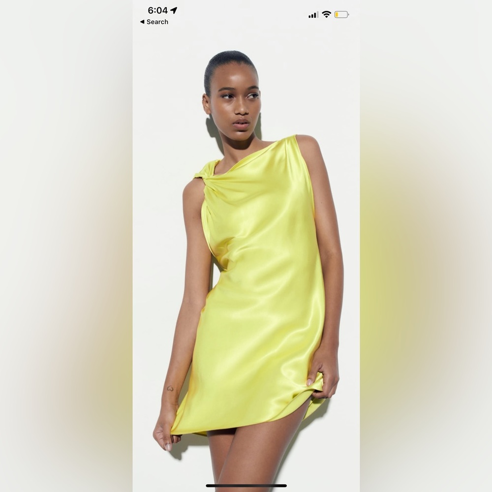Zara Lime Green Dress